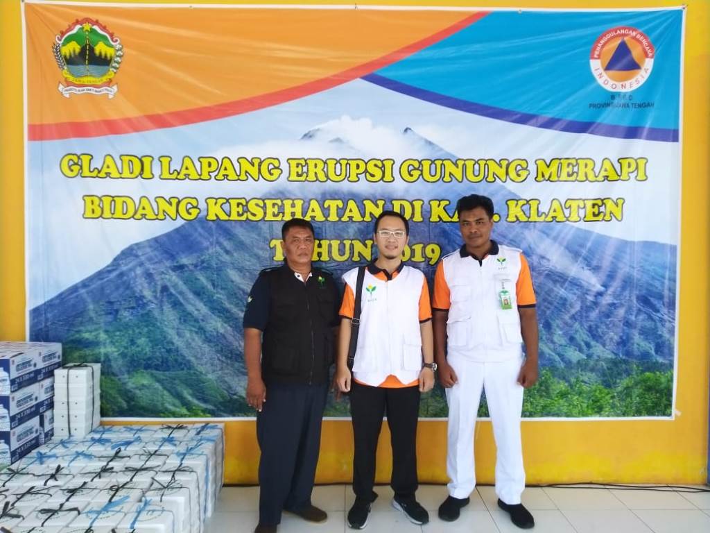 Latihan Gabungan Penangganan Bencana Erupsi Merapi Bidang Kesehatan Bersama BPBD Provinsi Jateng Tahun 2019