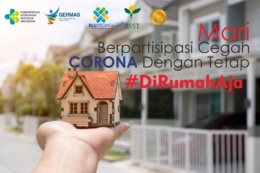 Mari Bersama Berpartisipasi Cegah Corona Dengan Tetap #DiRumahAja