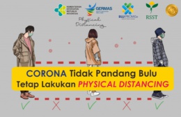 Corona Tidak Pandang Bulu, Tetap Lakukan Physical Distancing