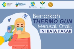 Benarkah Thermo gun Merusak Otak, Ini Kata Para Pakar