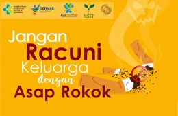 Jangan Racuni Keluarga dengan Asap Rokok