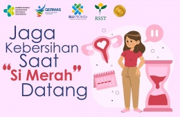 Jaga Kebersihan Saat 'Si Merah' Datang