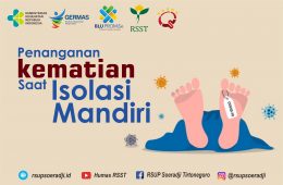 Penanganan Kematian Saat Isolasi Mandiri