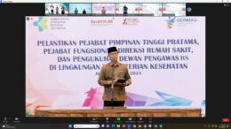 Pelantikan Pejabat Tinggi Pratama, Pejabat Fungsional dan Direksi RS Vertikal di Lingkungan Kementerian Kesehatan RI